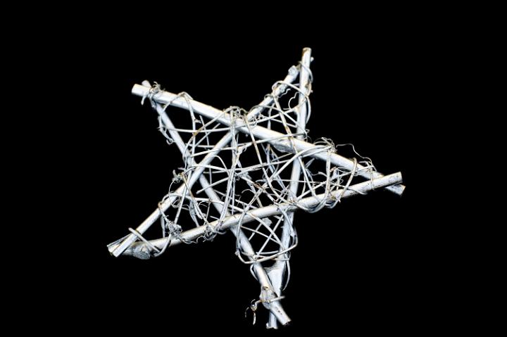 a hand craft festive decorative star